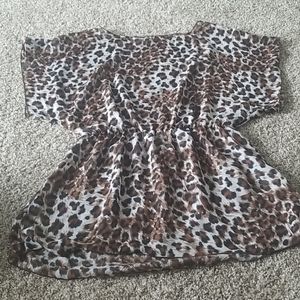 Miken animal print tunic